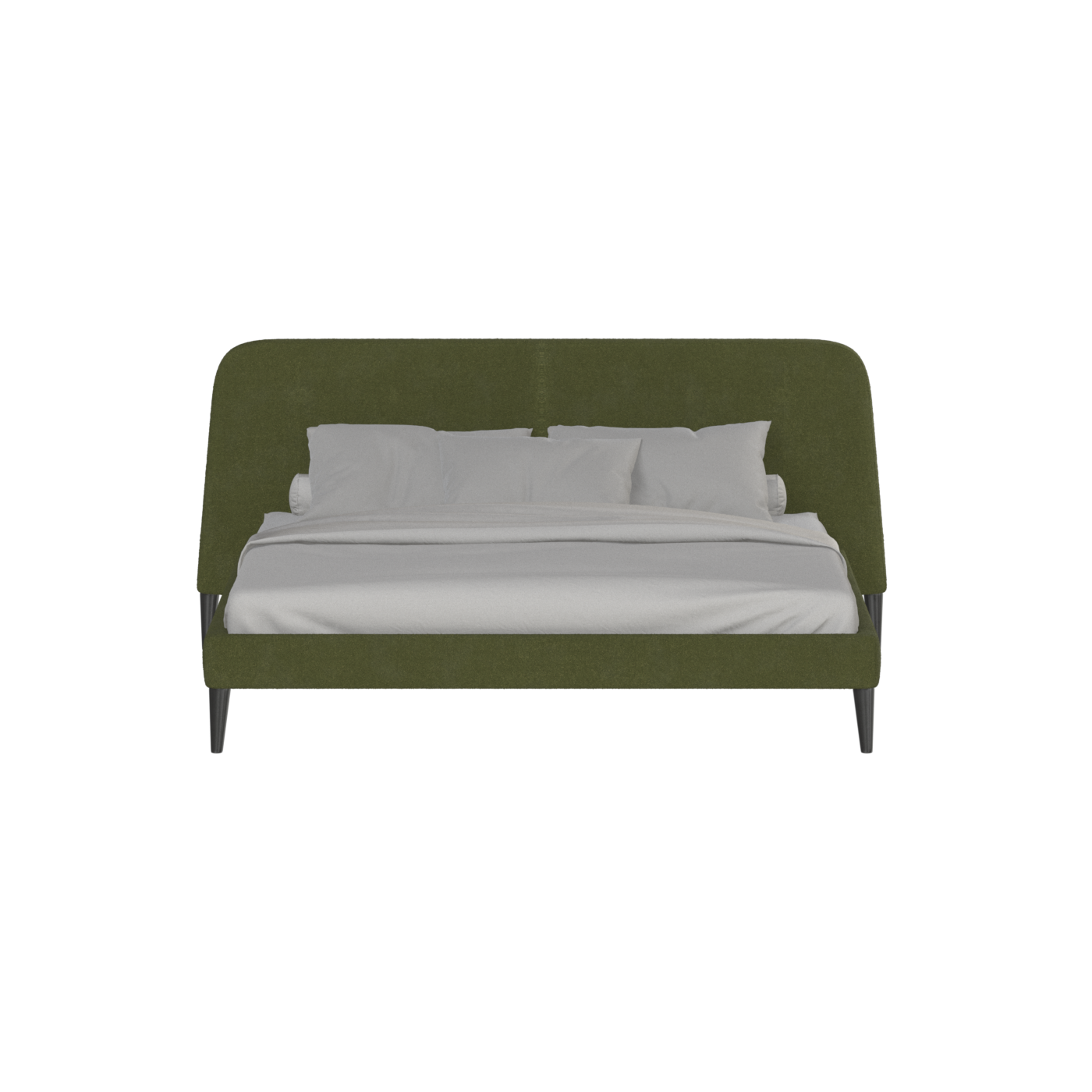 Selma Double Bed with Deep Vertical Tufting