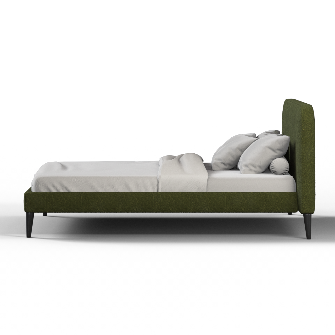 Selma Double Bed with Deep Vertical Tufting