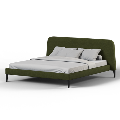 Selma Double Bed with Deep Vertical Tufting