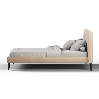 Selma Double Bed with Deep Vertical Tufting