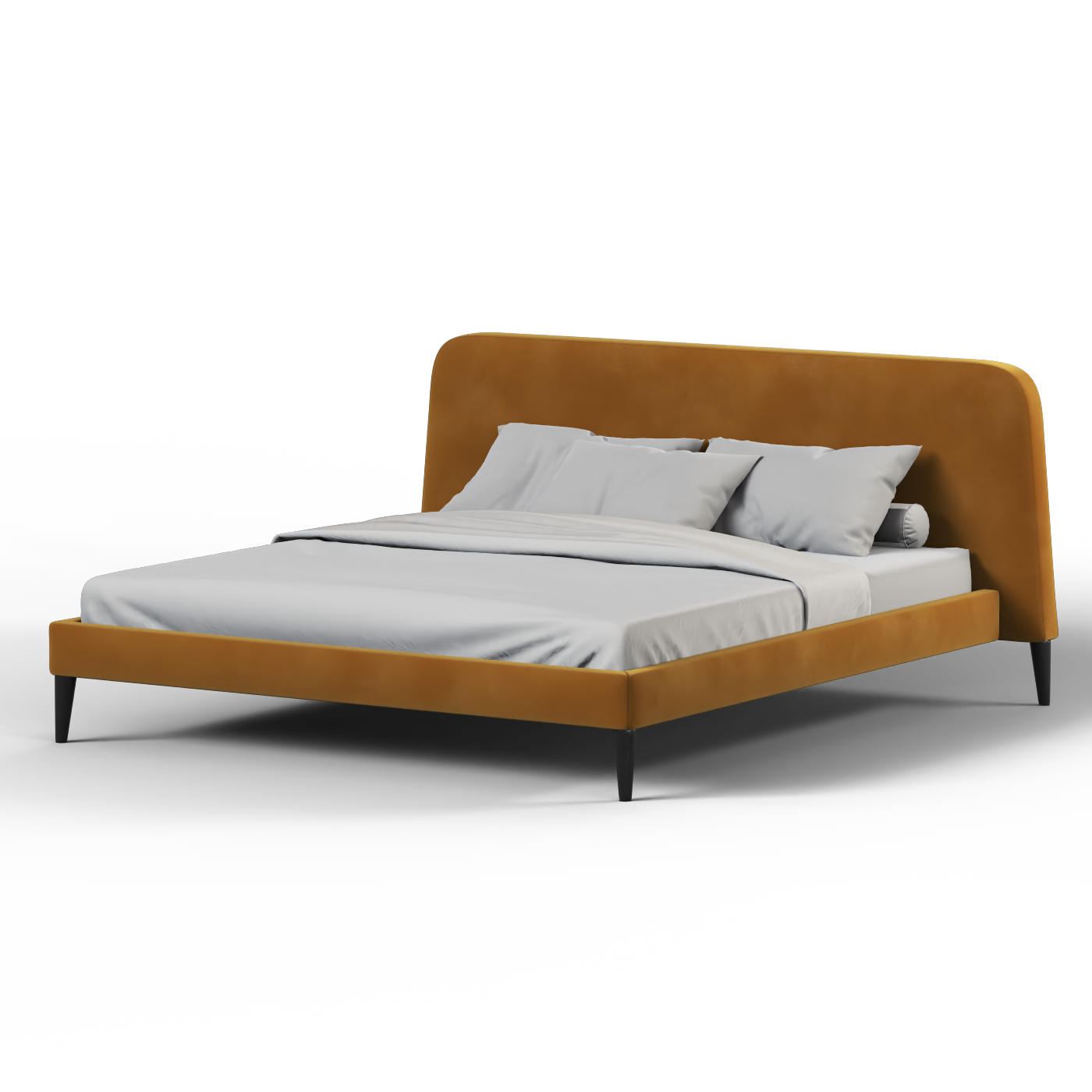 Selma Double Bed with Deep Vertical Tufting