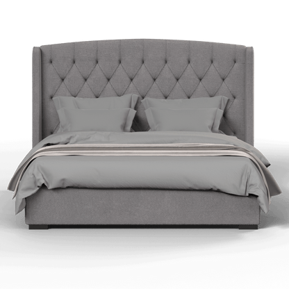 Sophia Upholstered Bed with Buttoned Headboard