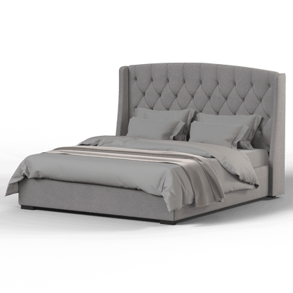 Sophia Upholstered Bed with Buttoned Headboard