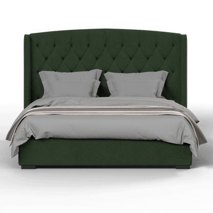 Sophia Upholstered Bed with Buttoned Headboard