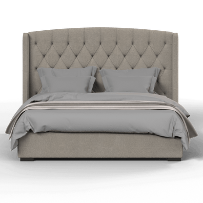 Sophia Upholstered Bed with Buttoned Headboard