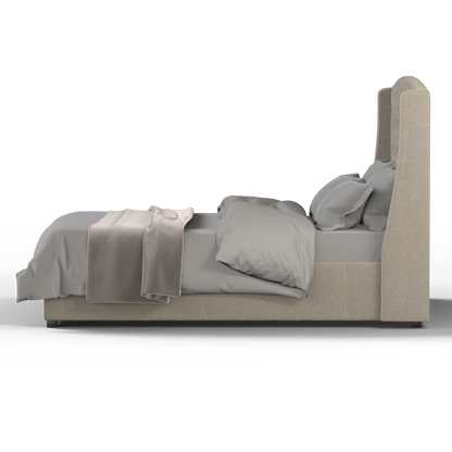 Sophia Upholstered Bed with Buttoned Headboard