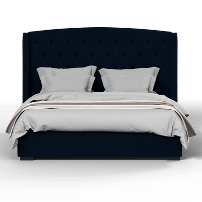 Sophia Upholstered Bed with Buttoned Headboard