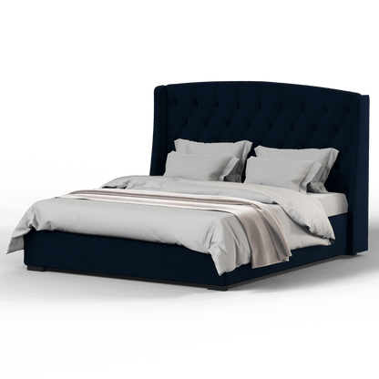 Sophia Upholstered Bed with Buttoned Headboard