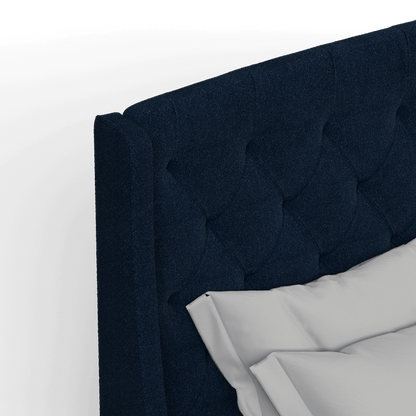 Sophia Upholstered Bed with Buttoned Headboard