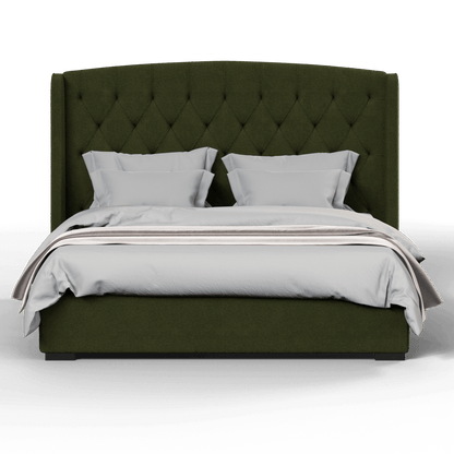 Sophia Upholstered Bed with Buttoned Headboard