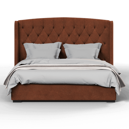 Sophia Upholstered Bed with Buttoned Headboard