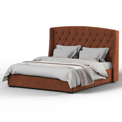 Sophia Upholstered Bed with Buttoned Headboard