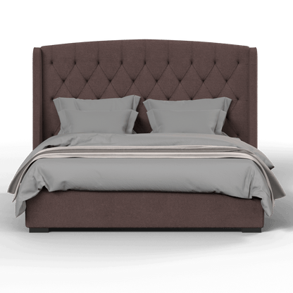 Sophia Upholstered Bed with Buttoned Headboard