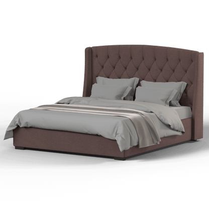 Sophia Upholstered Bed with Buttoned Headboard
