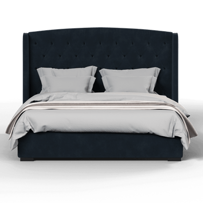 Sophia Upholstered Bed with Buttoned Headboard