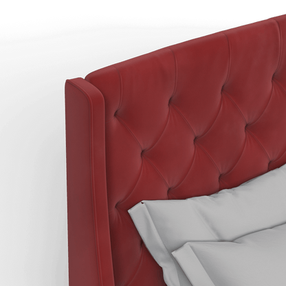 Sophia Upholstered Bed with Buttoned Headboard