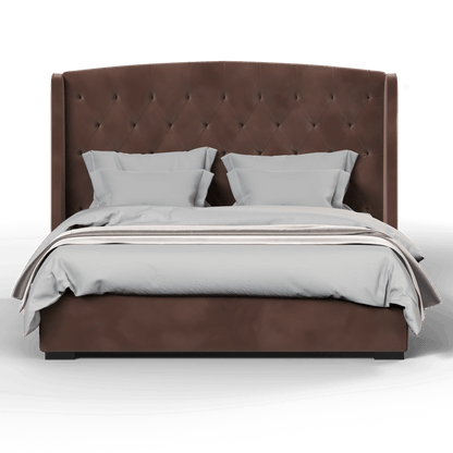 Sophia Upholstered Bed with Buttoned Headboard