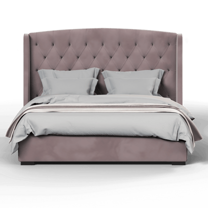 Sophia Upholstered Bed with Buttoned Headboard