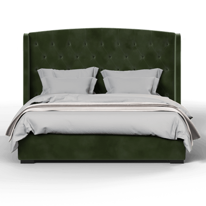 Sophia Upholstered Bed with Buttoned Headboard