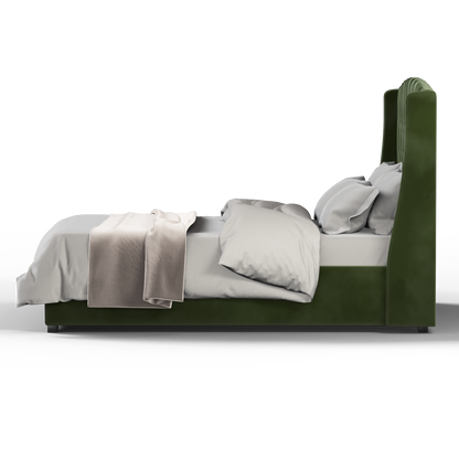 Sophia Upholstered Bed with Buttoned Headboard