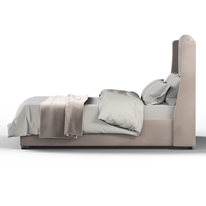 Sophia Upholstered Bed with Buttoned Headboard