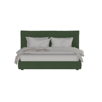 Thea Upholstered Double Bed with Clean Headboard