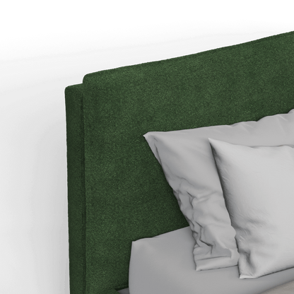 Thea Upholstered Double Bed with Clean Headboard