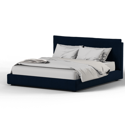 Thea Upholstered Double Bed with Clean Headboard