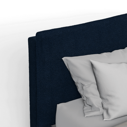 Thea Upholstered Double Bed with Clean Headboard