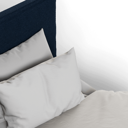 Thea Upholstered Double Bed with Clean Headboard