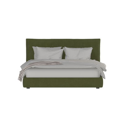 Thea Upholstered Double Bed with Clean Headboard