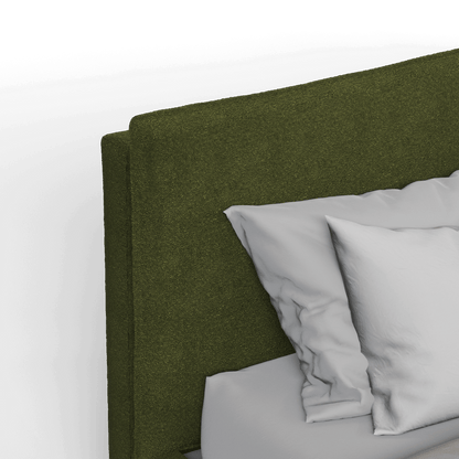 Thea Upholstered Double Bed with Clean Headboard
