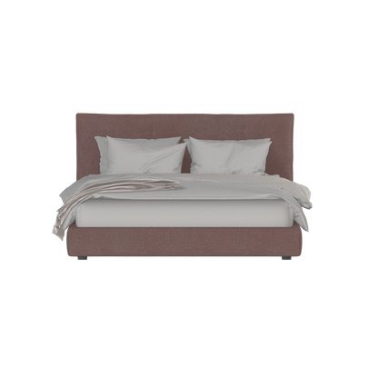 Thea Upholstered Double Bed with Clean Headboard