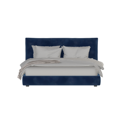 Thea Upholstered Double Bed with Clean Headboard