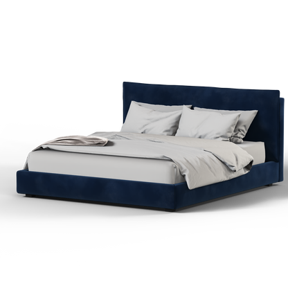 Thea Upholstered Double Bed with Clean Headboard