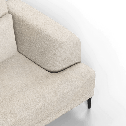 Valen 2 Seater Sofa — Deep Seating with Oversized Cushions