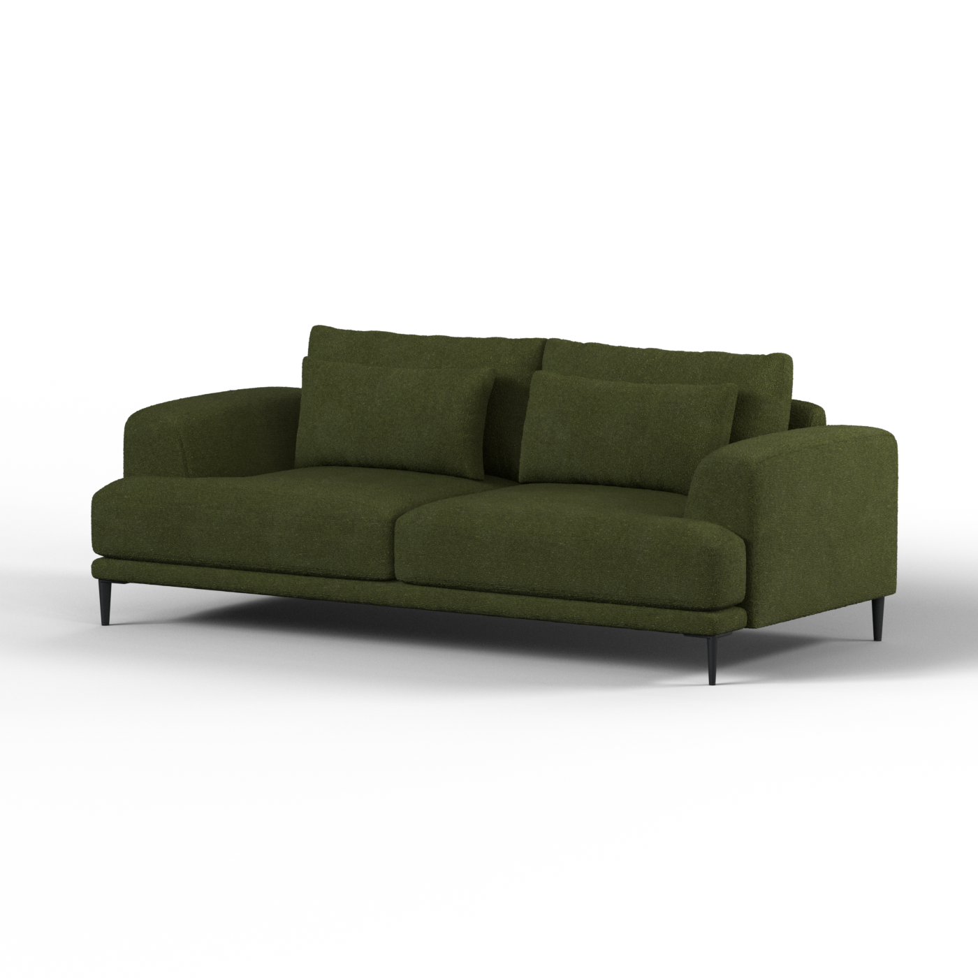 Valen 2 Seater Sofa — Deep Seating with Oversized Cushions