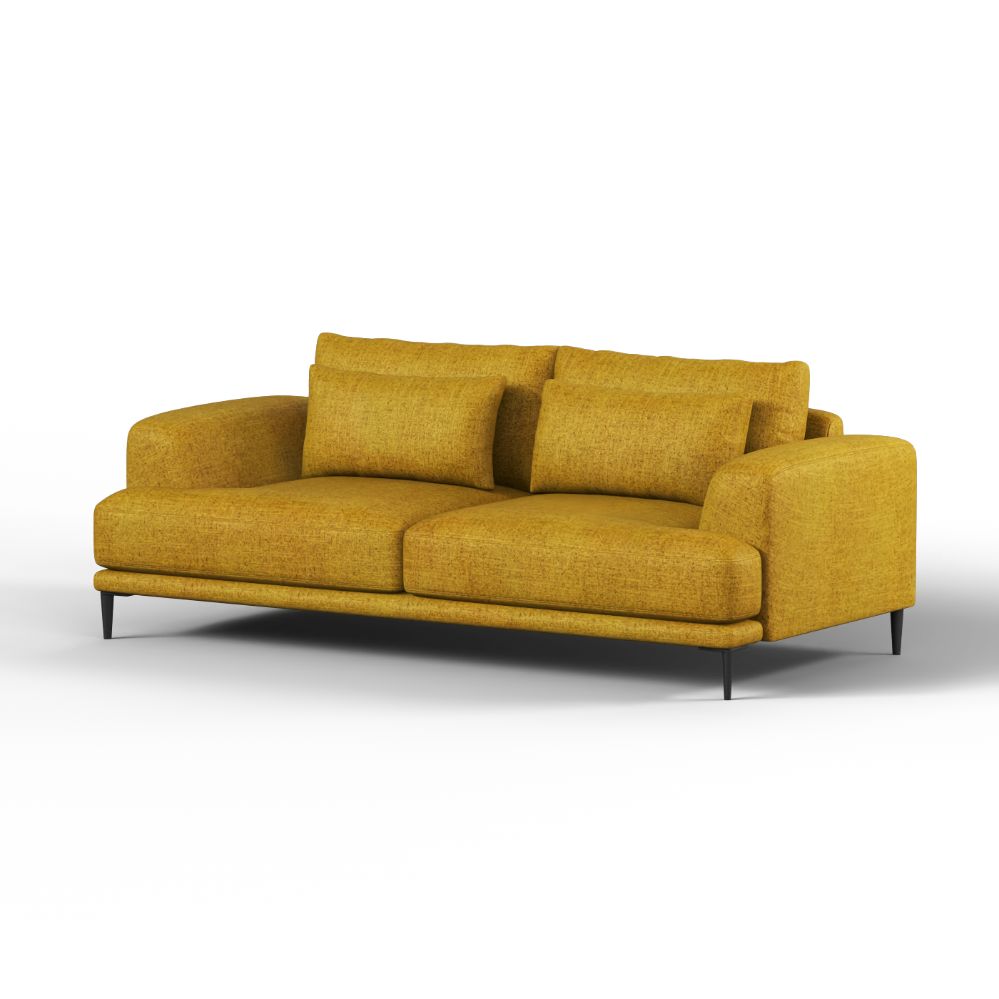 Valen 2 Seater Sofa — Deep Seating with Oversized Cushions