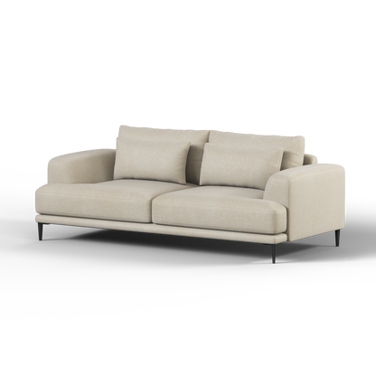 Valen 2 Seater Sofa — Deep Seating with Oversized Cushions
