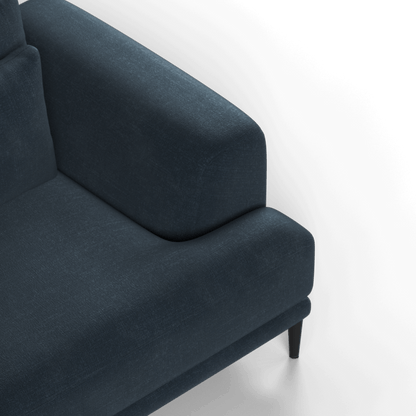 Valen 2 Seater Sofa — Deep Seating with Oversized Cushions