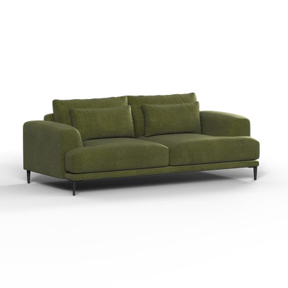 Valen 2 Seater Sofa — Deep Seating with Oversized Cushions