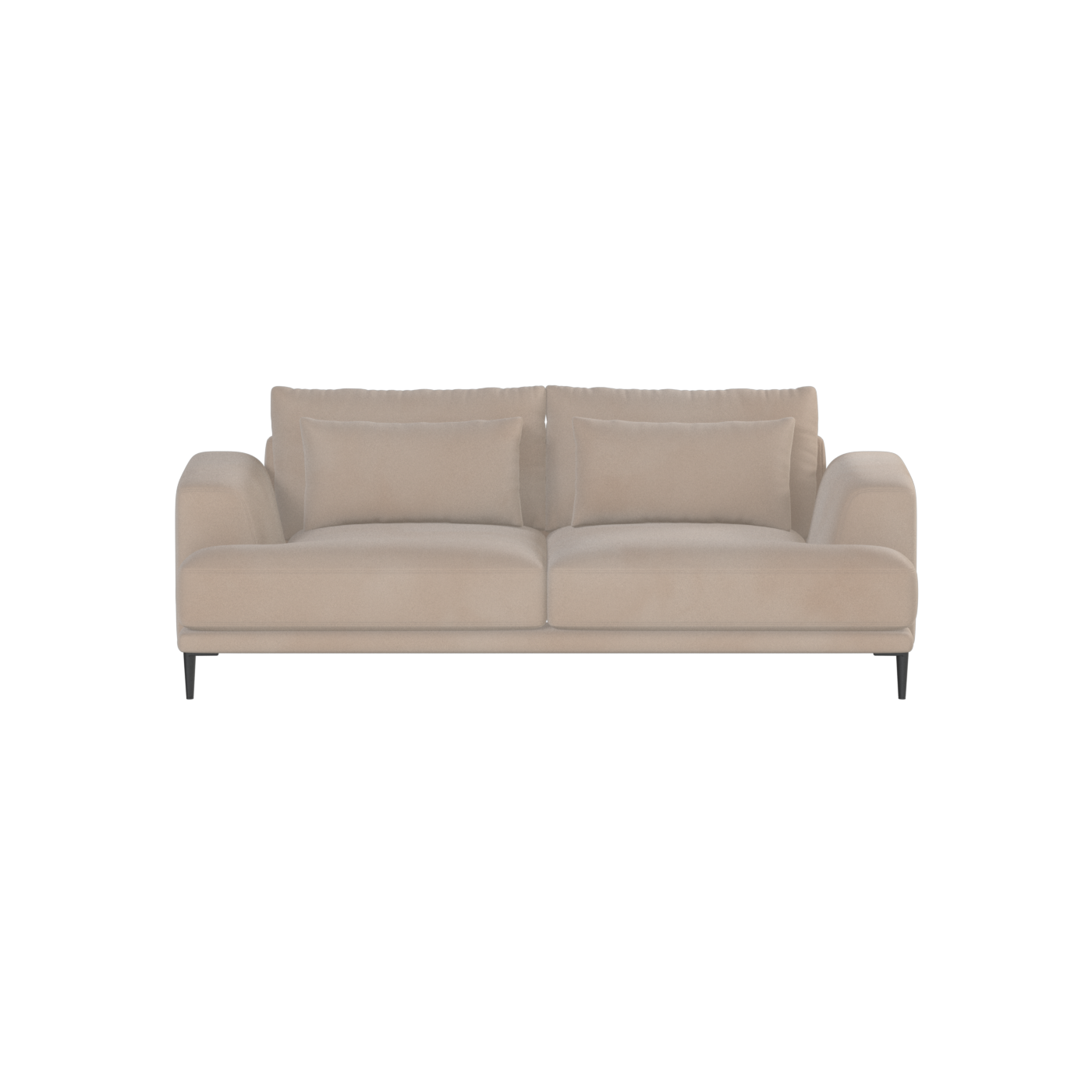 Valen 2 Seater Sofa — Deep Seating with Oversized Cushions