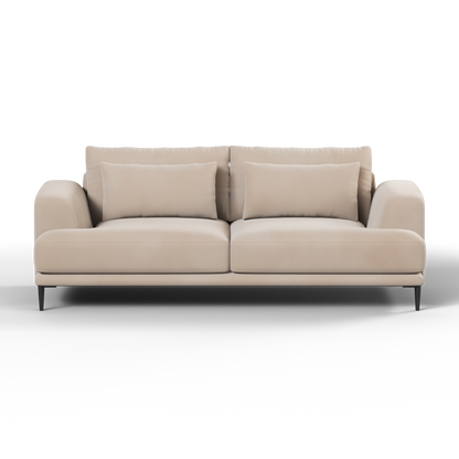 Valen 2 Seater Sofa — Deep Seating with Oversized Cushions