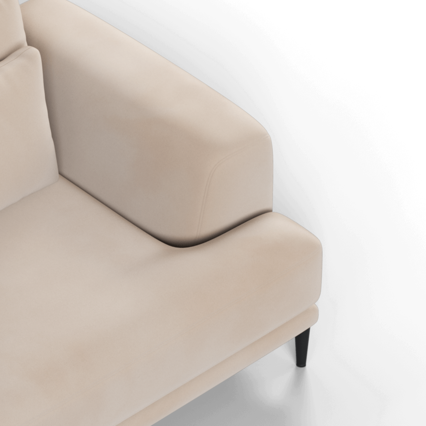 Valen 2 Seater Sofa — Deep Seating with Oversized Cushions