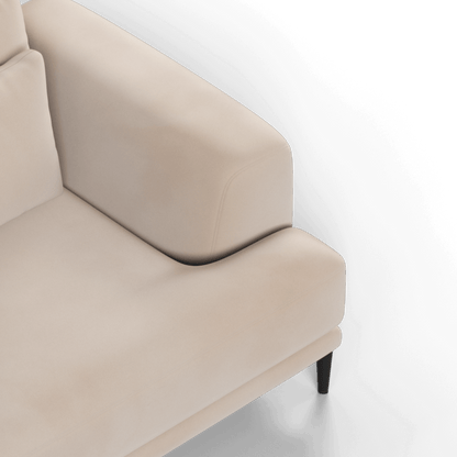 Valen 2 Seater Sofa — Deep Seating with Oversized Cushions