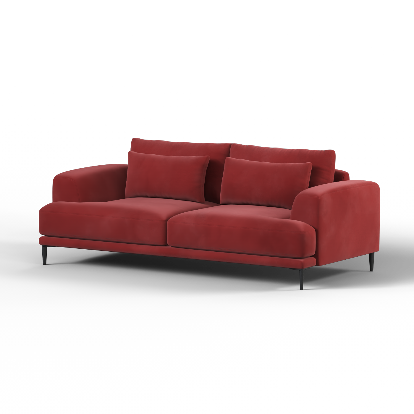Valen 2 Seater Sofa — Deep Seating with Oversized Cushions