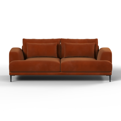 Valen 2 Seater Sofa — Deep Seating with Oversized Cushions