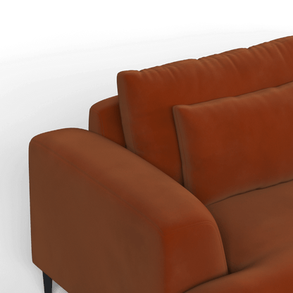Valen 2 Seater Sofa — Deep Seating with Oversized Cushions