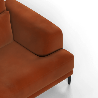 Valen 2 Seater Sofa — Deep Seating with Oversized Cushions