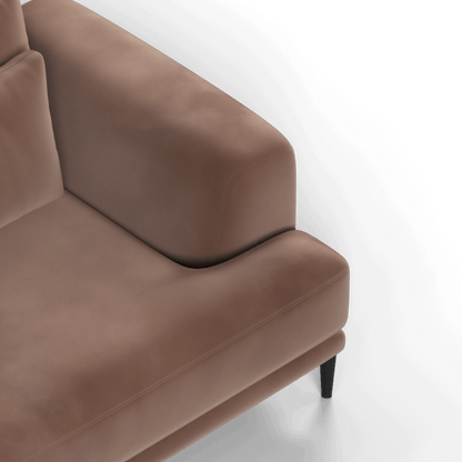 Valen 2 Seater Sofa — Deep Seating with Oversized Cushions